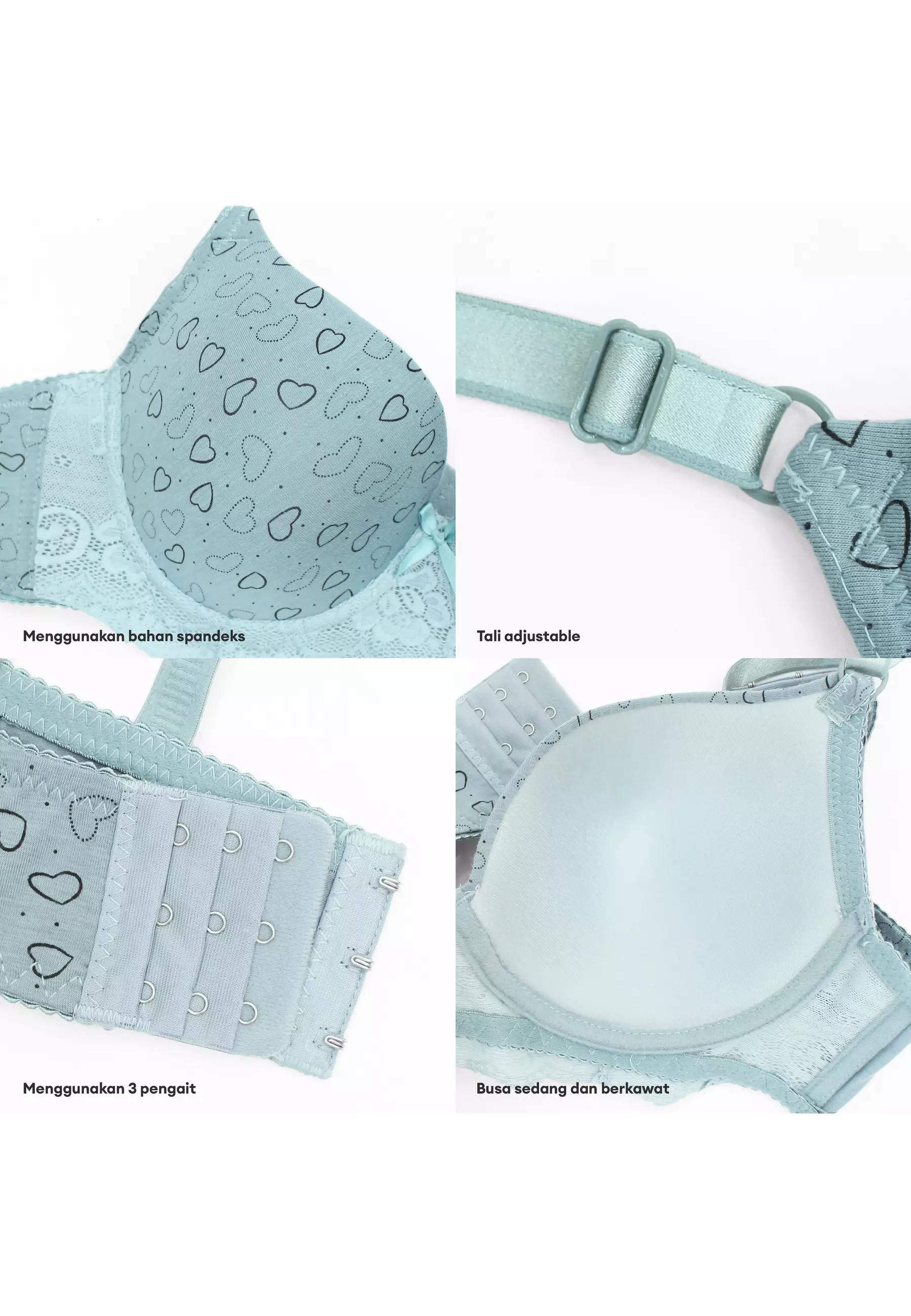 You’ve ( YouHave ) BH BRA Wanita Jumbo Bra Wanita Cup C Jumbo BH Kawat 100184