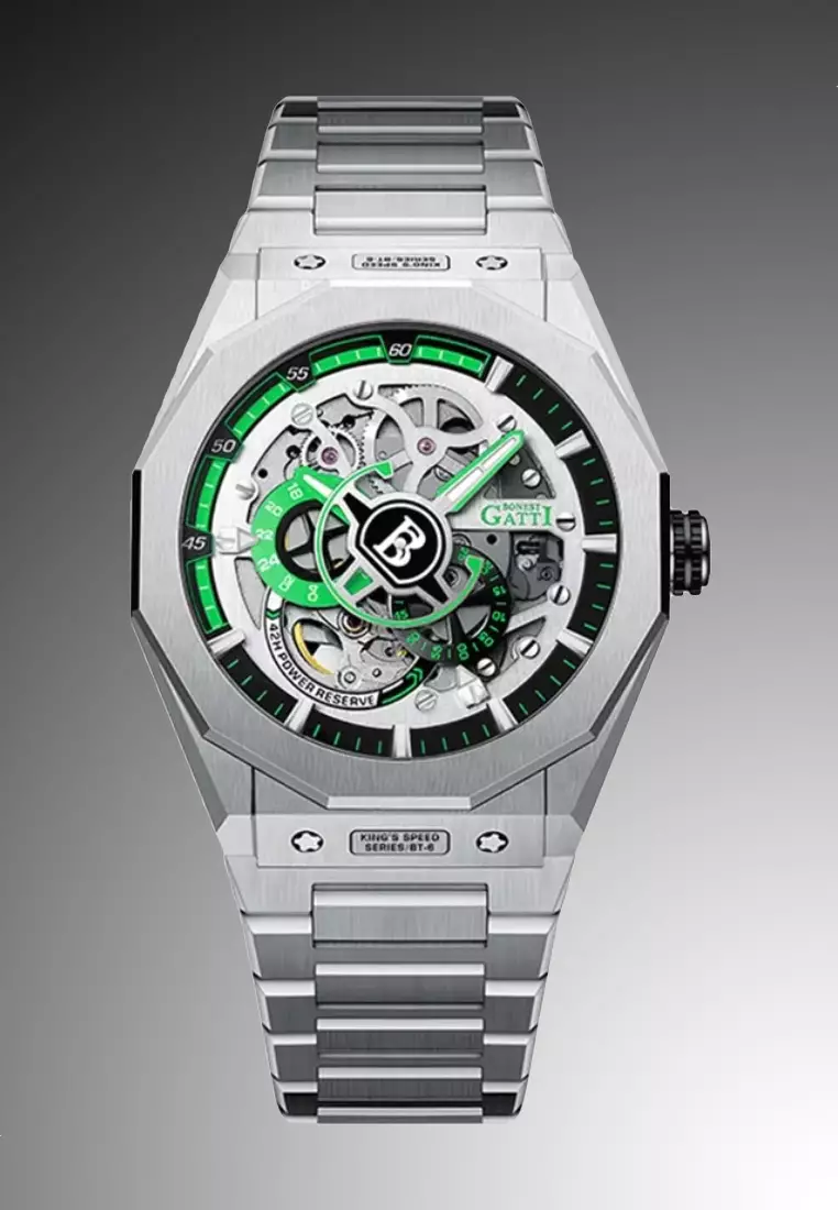 Automatic Unisex Stainless Steel Watch, Stainless Steel Bracelet