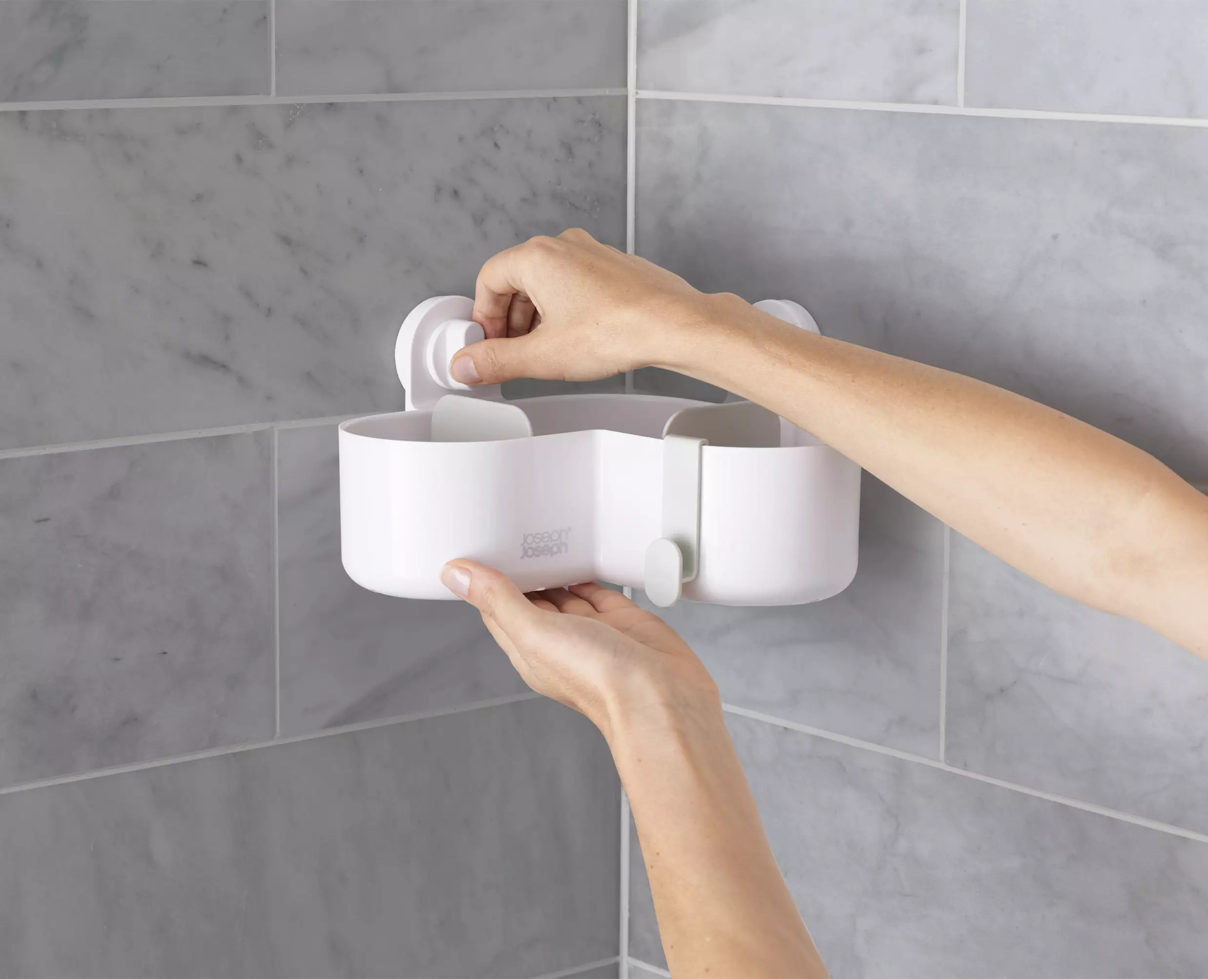 Jual Joseph Joseph Joseph Joseph Duo Corner Shower Caddy (White