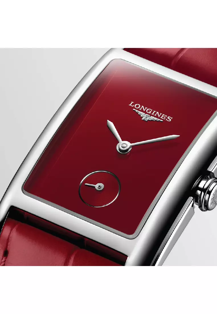 Longines Dolcevita Leather Strap Quartz Women Watch L55124912