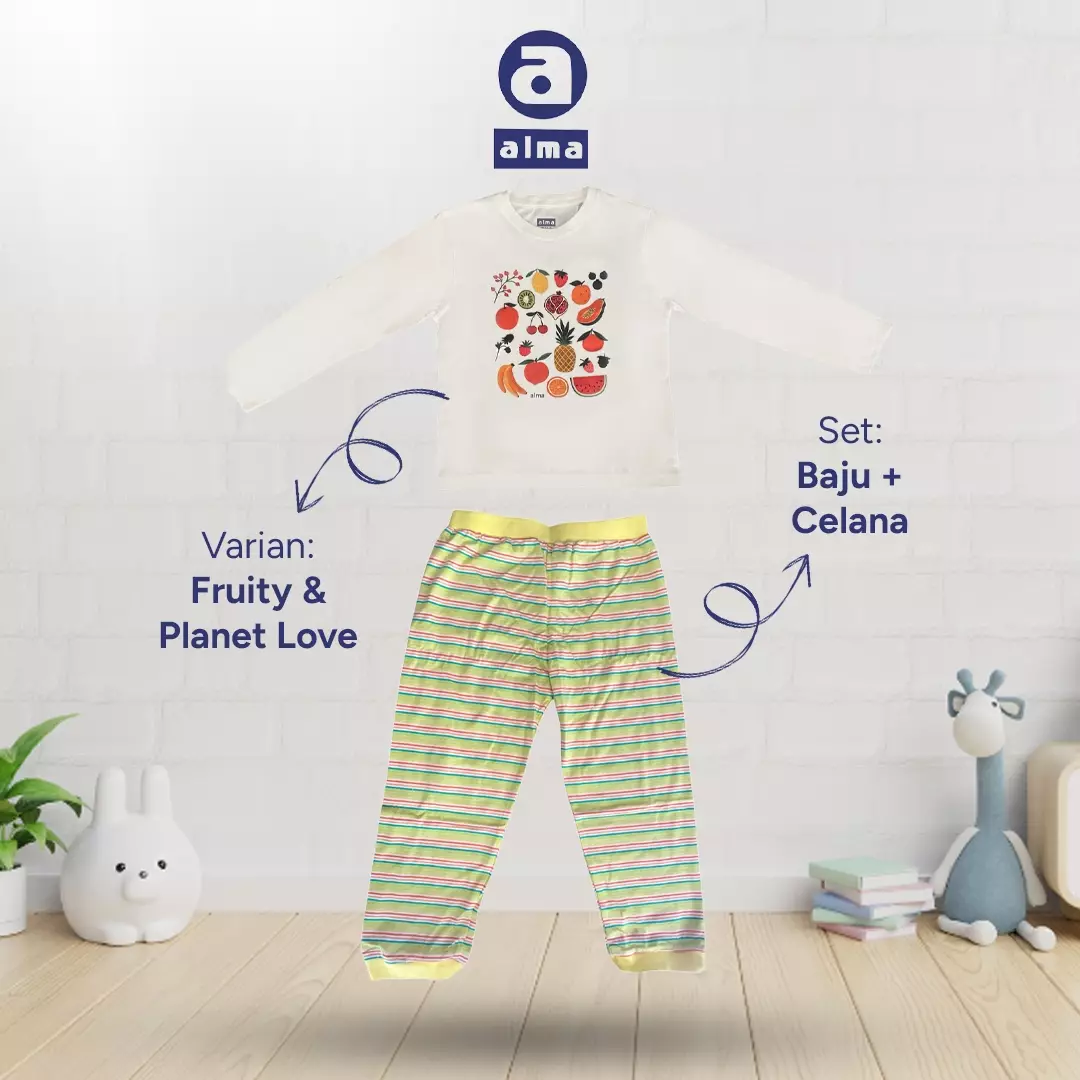 Alma kids Setelan Top and bottom Bumble Fruity