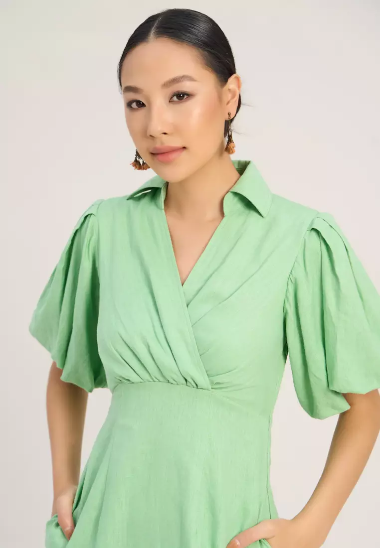 Light Green Midi Dress