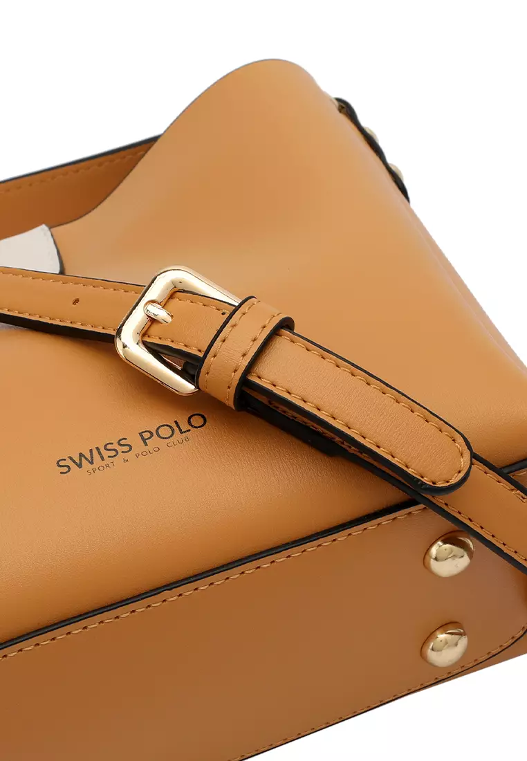 2-In-1 Top Handle Bag Sling Bag & Sling Bag (2-in-1 Tas Tangan & Tas Selempang Wanita) - Kuning