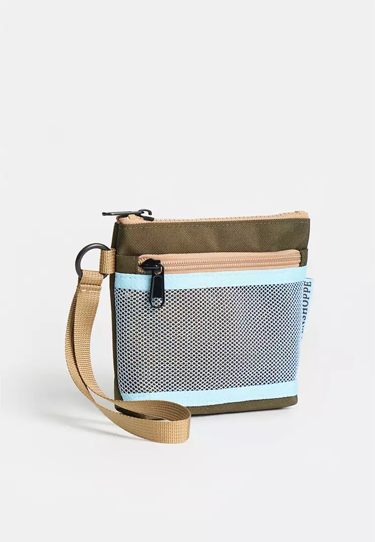 Tri-Tone Pouch with Wrist Strap