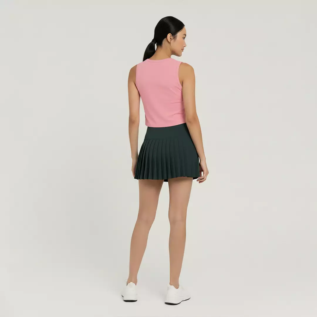 LSE43 Tanktop Olahraga Pilates "the pilates club" Wanita pink Instacool