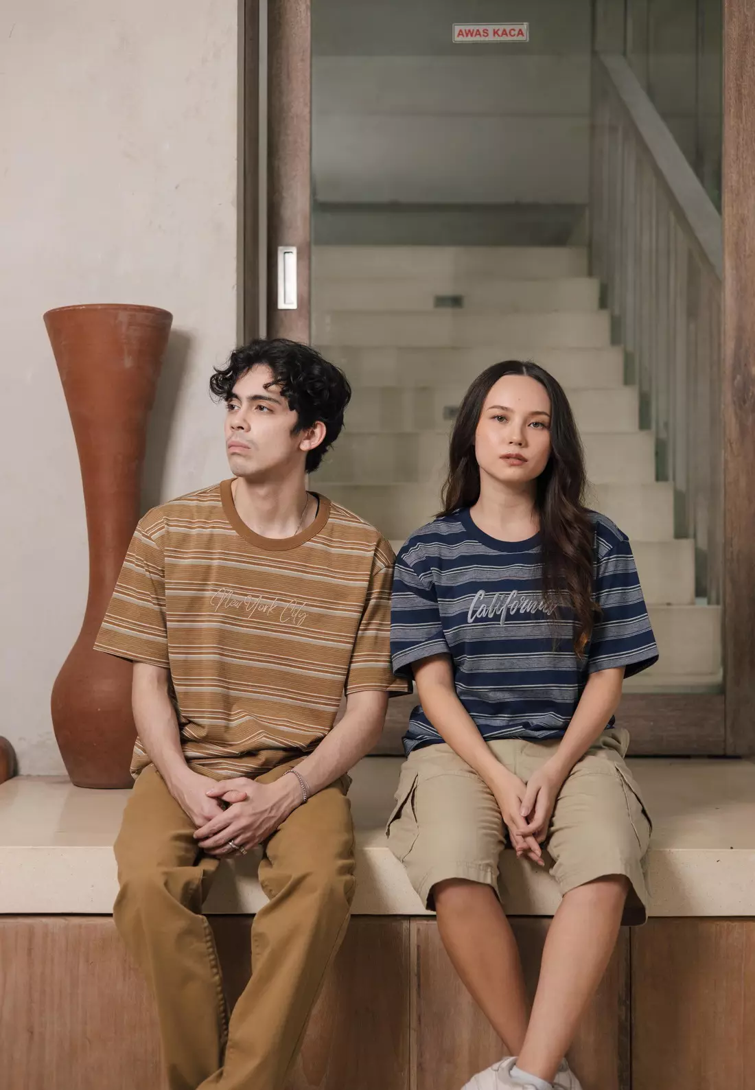 POLICE T-Shirt Salur Bordir Cotton Premium Pria 226330091