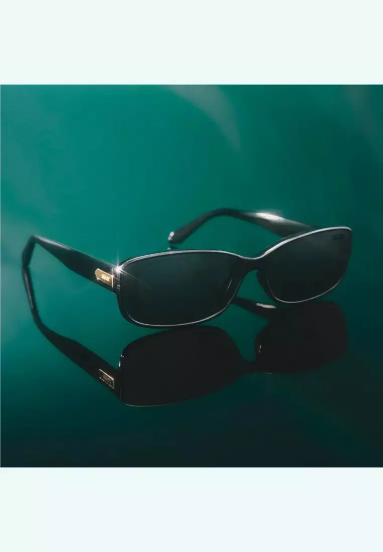 Vibe Check Sunglasses - Black/Black Polarized