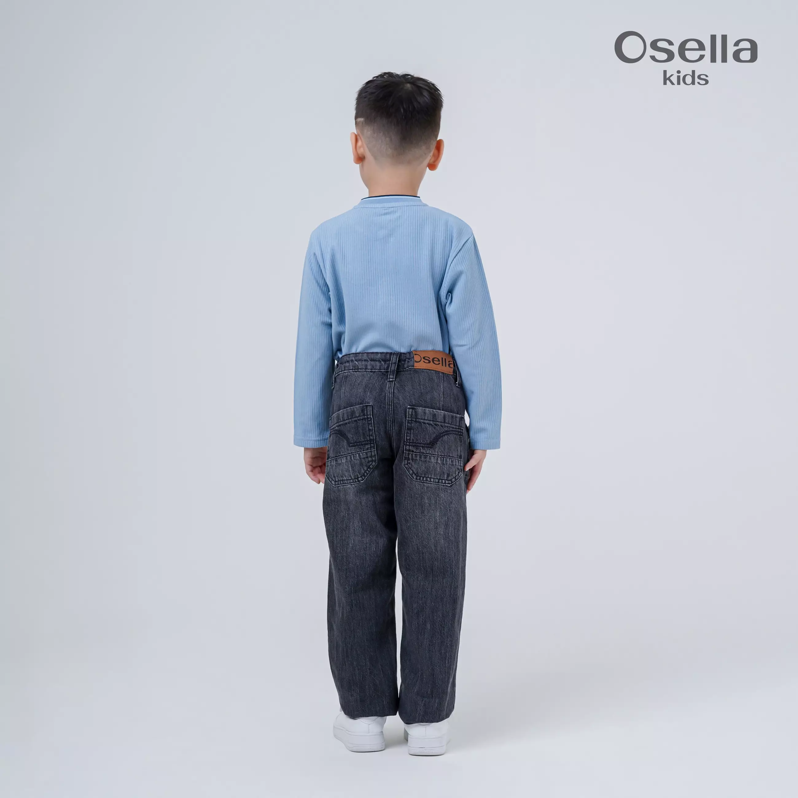 Osella Kids Torrence Baggy Fit Denim Pants 228O660141 | Celana Jeans Panjang Anak Laki-Laki