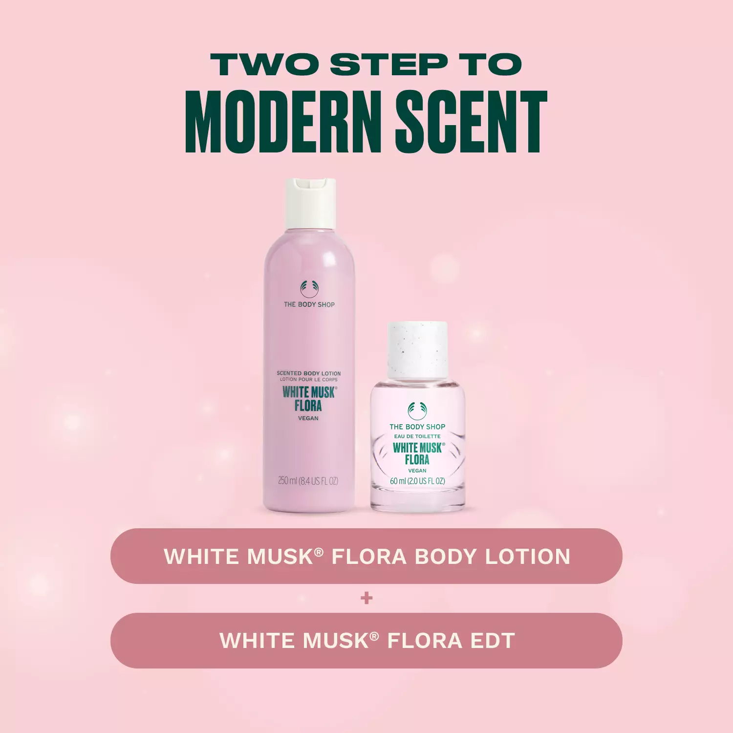 The Body Shop White Musk Flora Eau De Toilette Parfum EDT 60ml