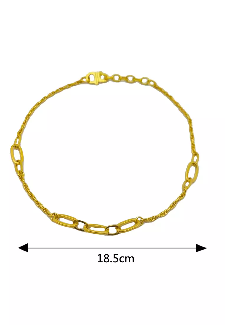 LITZ 916 (22K) Gold Bracelet LGB0291 (2.67g+/-)