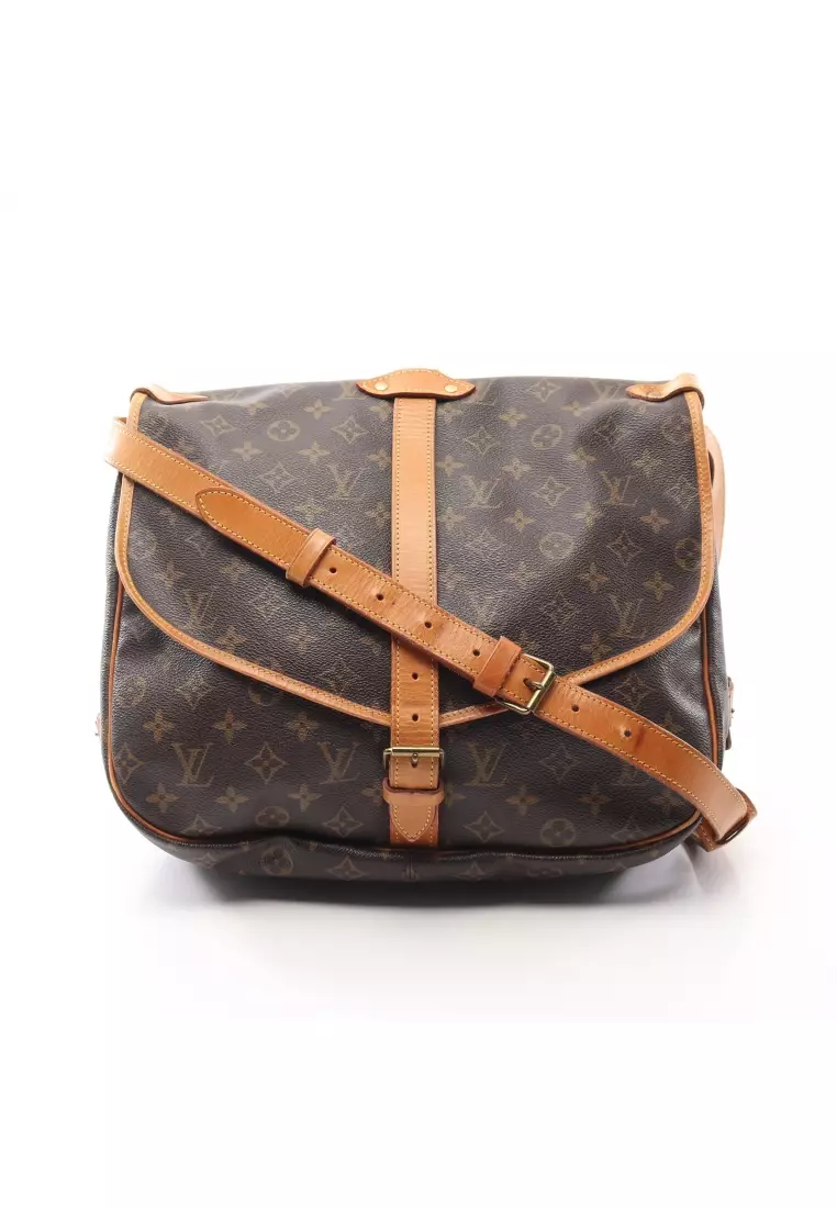 Buy Louis Vuitton Pre-loved LOUIS VUITTON Saumur 35 monogram Shoulder bag  PVC leather Brown Online
