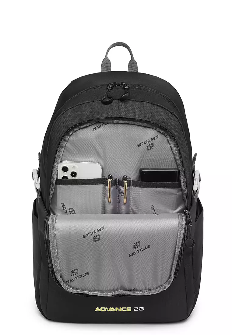 Navy Club Tas Ransel Kasual FCIC - Tas Ransel Pria Tas Ransel Wanita Tas Punggung - Backpack Up to 14 inch - Tas Laptop Daypack