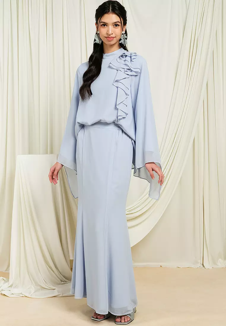 Adra Ruffles Kurung Set