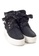 Shu Talk black Amaztep Suede Leather Ribbon Lace-Up High Top Sneakers C28ABSH5B4E55EGS_6