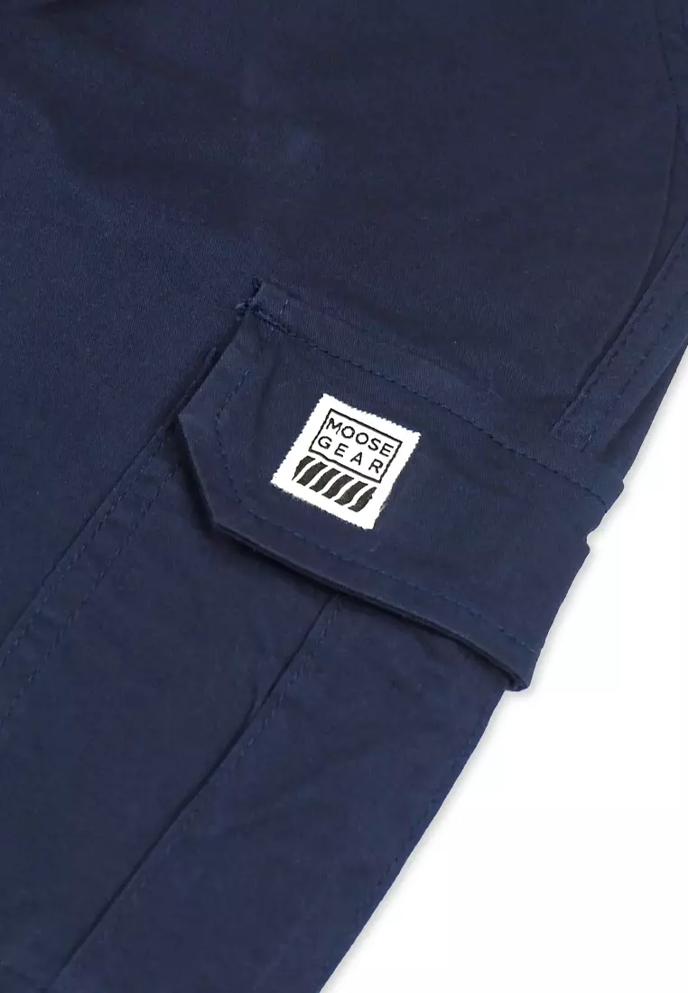 Boys Twill Cargo Jogger Pants