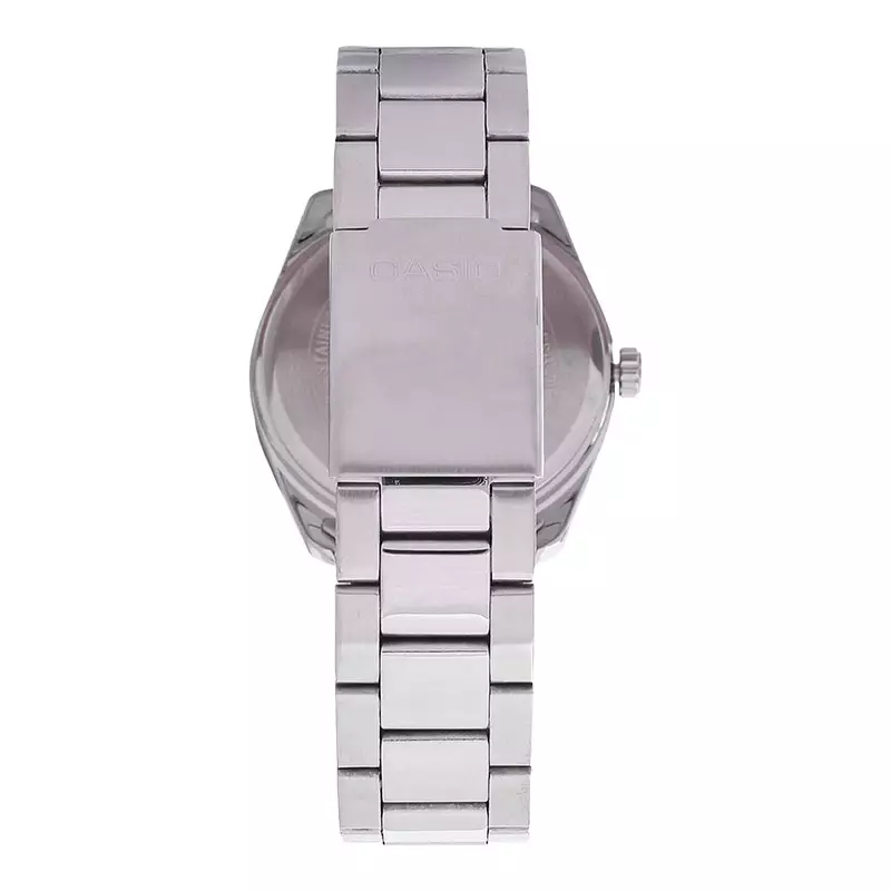 Jam Tangan Pria Casio General MTP-1308D-1BVDF MTP1308 MTP-1308D Enticer Black Dial Stainless Steel Band