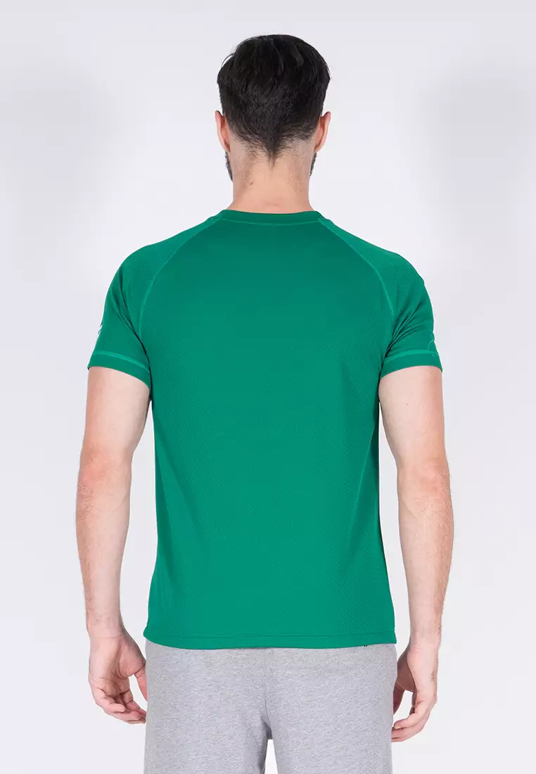 Amnig Men Training Raglan T-Shirt (Green)