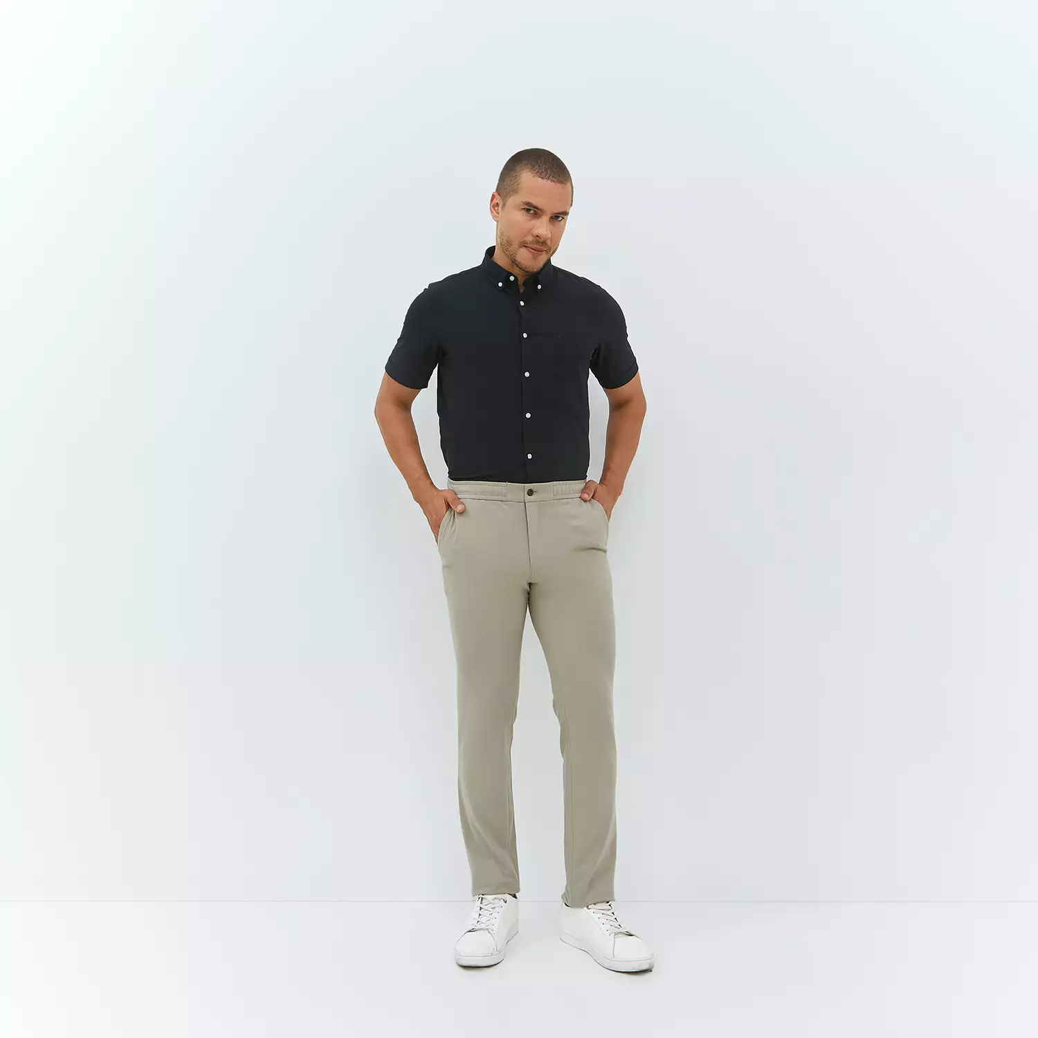 Jobb Jupiter Celana Panjang Joger Modern Slim Fit Light Khaki Colour Light Khaki