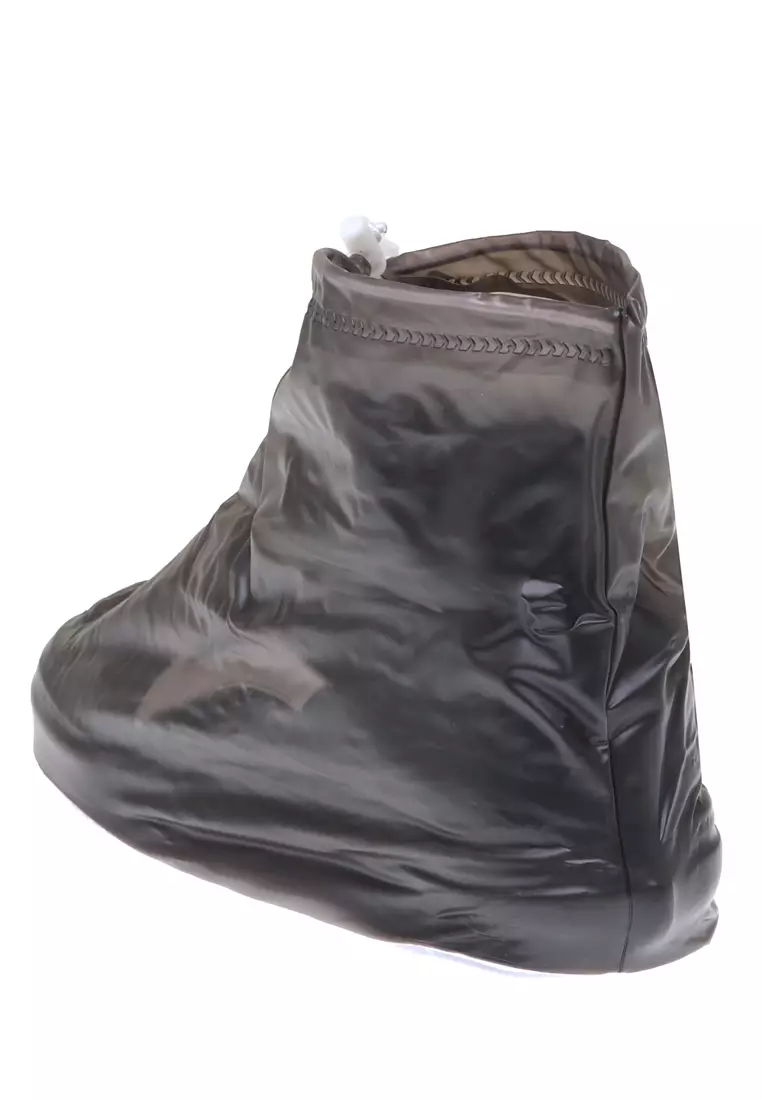 Bells Cover Hujan Sepatu Waterproof Semi Transparent Material PVC ORIGINAL - Coffee