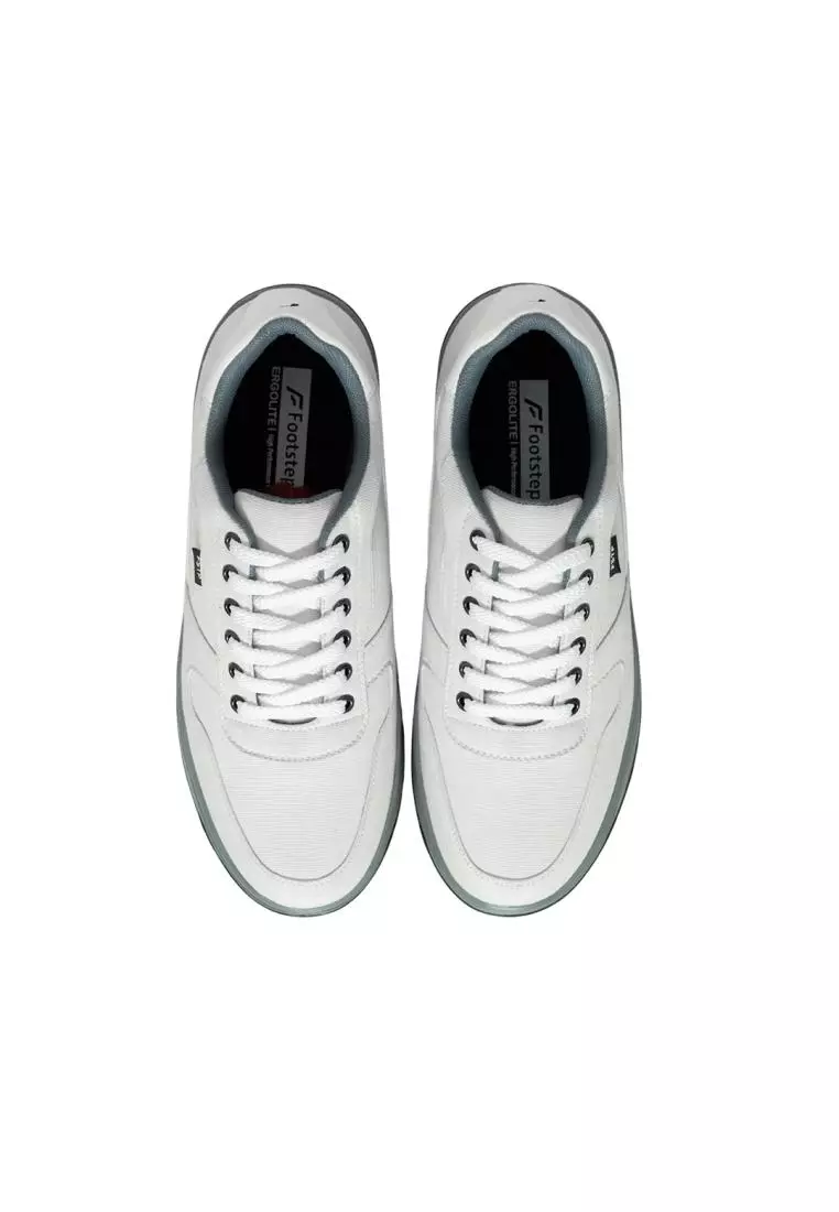 Footstep Footwear Sepatu Pria Sneakers Apollo Misty White Original Shoes