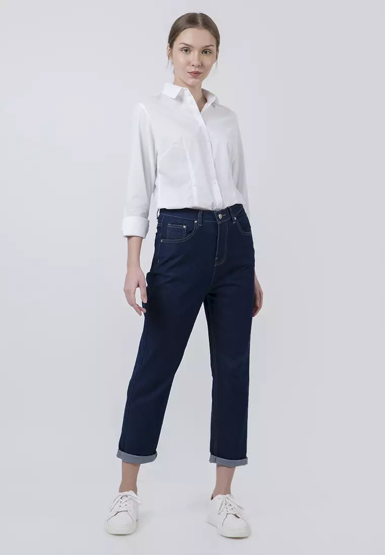 Basic Slim Fit Long Sleeve Shirt