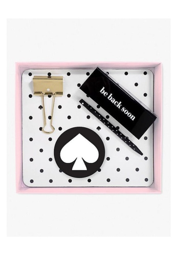 Buy Kate Spade NY Stationery Kate Spade Desk Gift Set, Black & White Dot  2023 Online | ZALORA Singapore