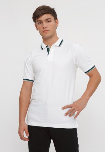 Jual Alys Studio Polo Shirt Men List Green Original Zalora Indonesia