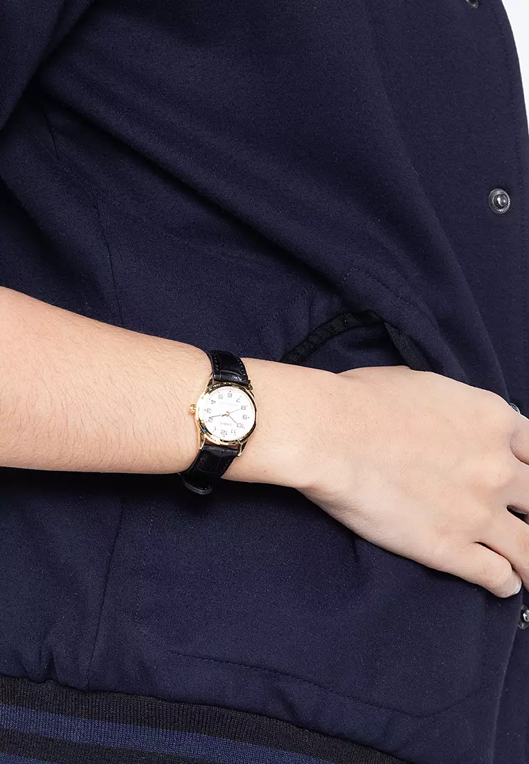 Jam Tangan Wanita-Resin-LTP-V001GL-7BUDF Hitam