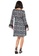 REPLAY black and white REPLAY JACQUARD DRESS WITH IKAT PRINT E7481AA1149297GS_3