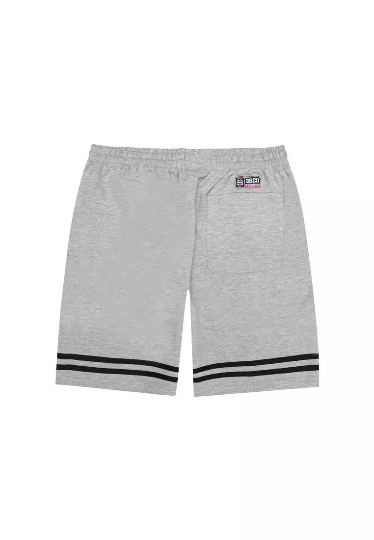 3Second Men's Short Pants Regular Fit Baby Terry Sporty Jinma HP-C040725