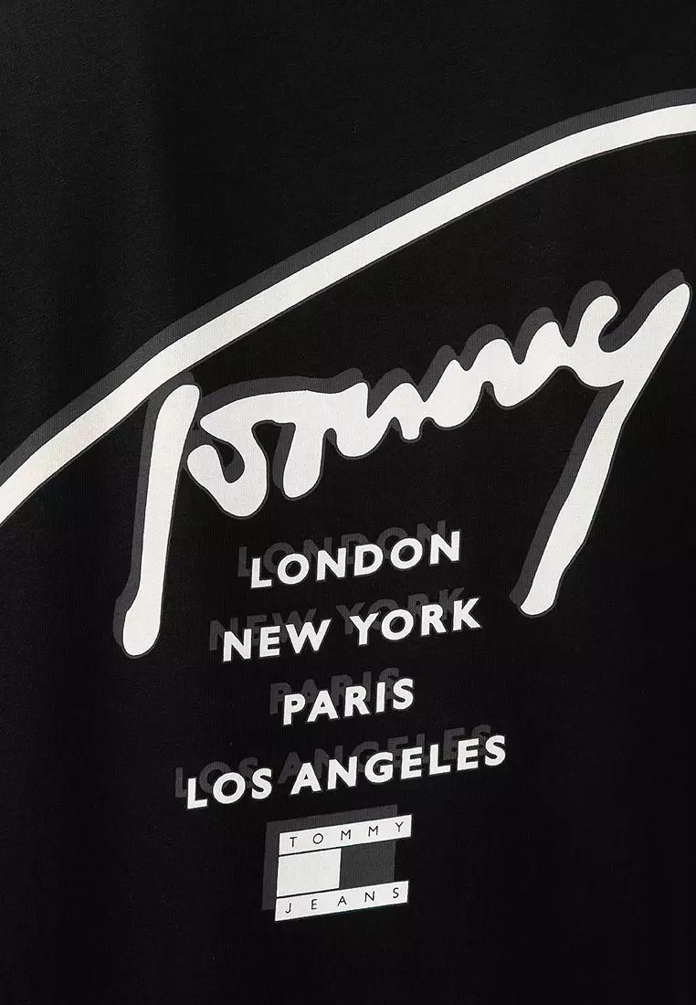 Buy Tommy Hilfiger Sign City Tee - Tommy Jeans 2026 Online | ZALORA