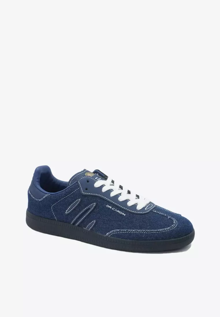 Dr Cardin The Origin: Heritage Ladies Sneaker L-RJC-3829 | Denim/Faux Suede/Leather