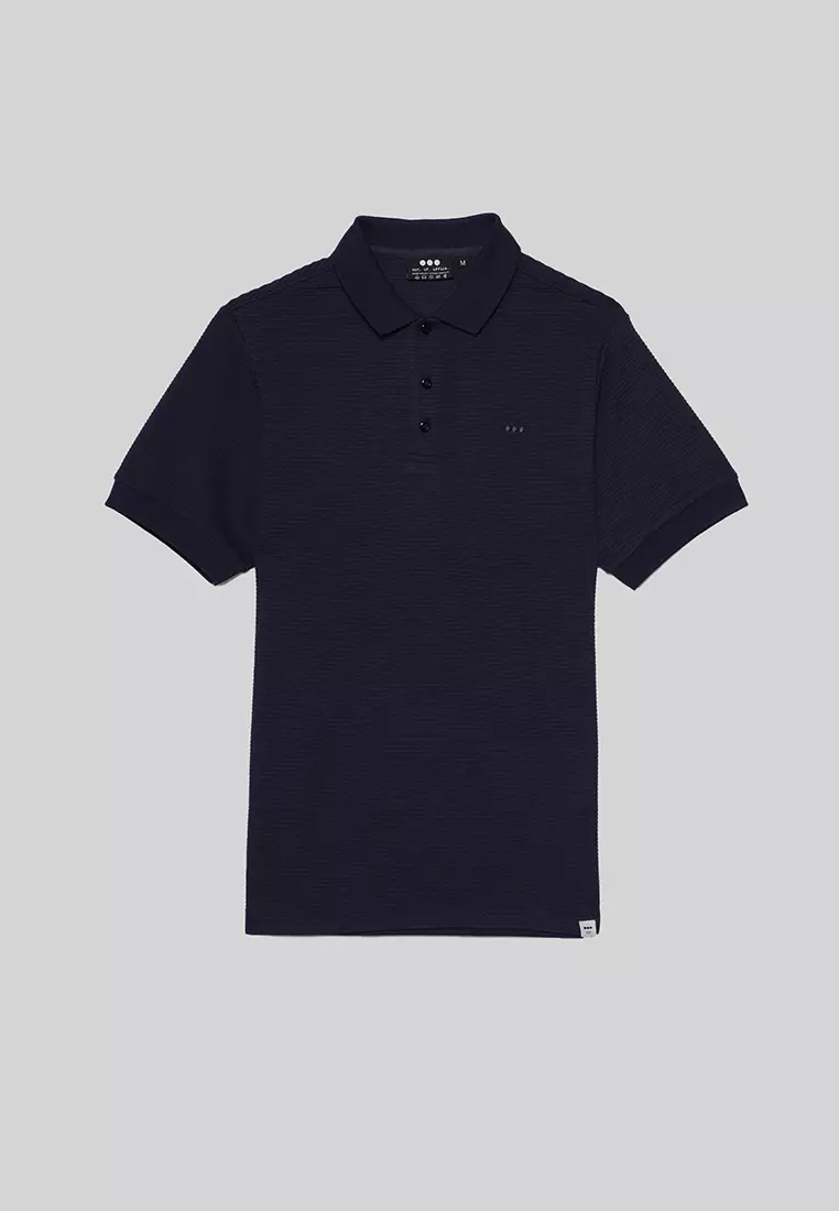 O.O.O. Textured Polo Shirt
