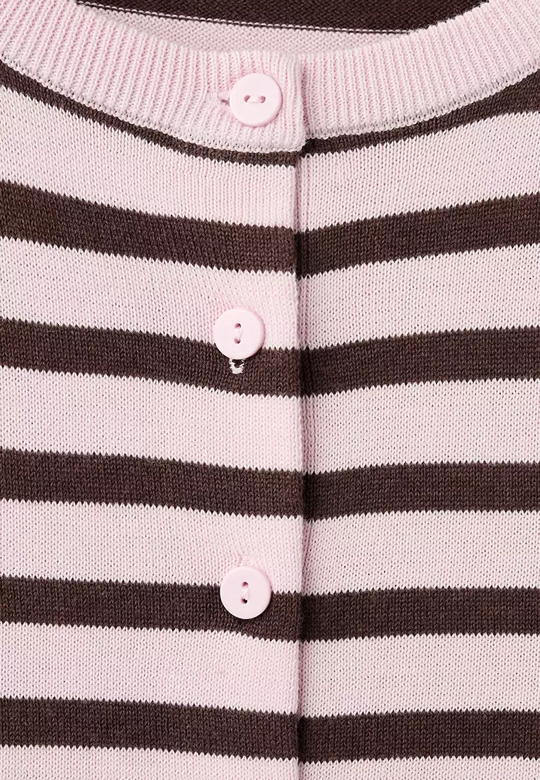 Striped Knit Cardigan