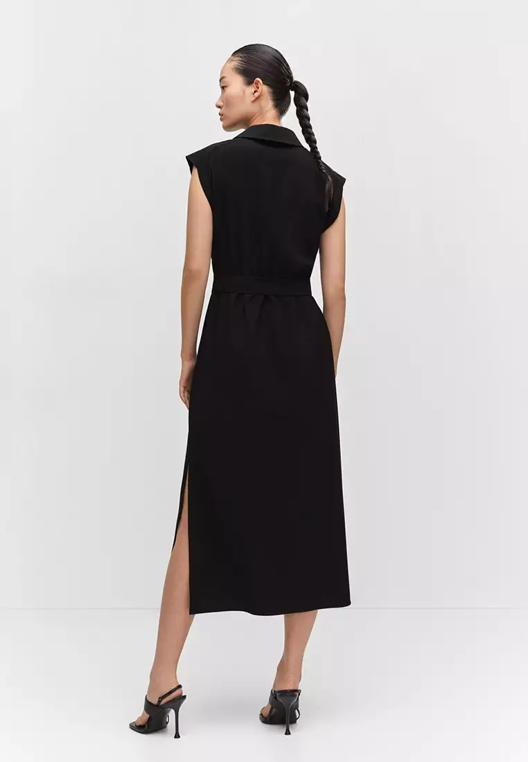 Buy Mango Belt Shirt Dress Online | ZALORA Malaysia