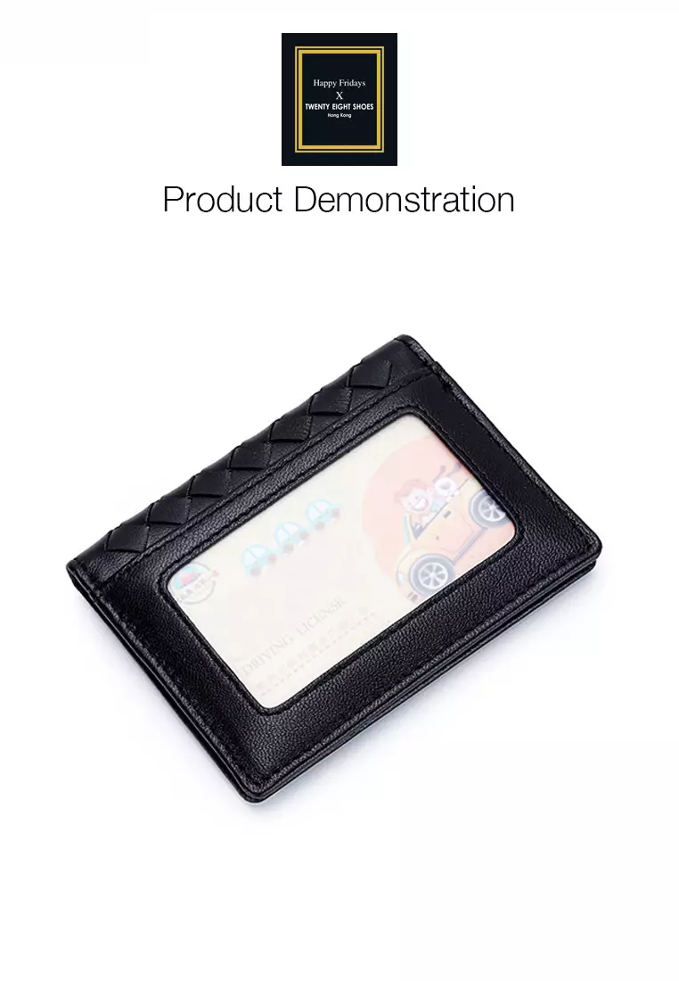 Weave Sheepskin Multi-Slot Card Holder JW YT-8861