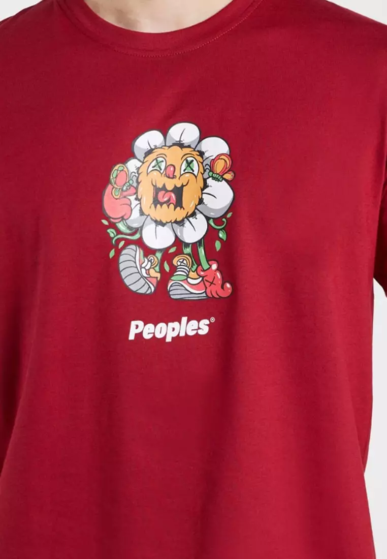 Kaos Unisex Monster Flower 1101