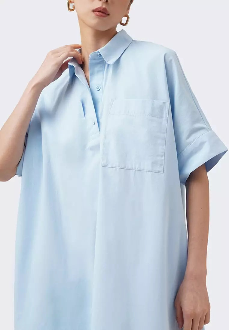 Women's Extended Sleeve Mini Shirtdress