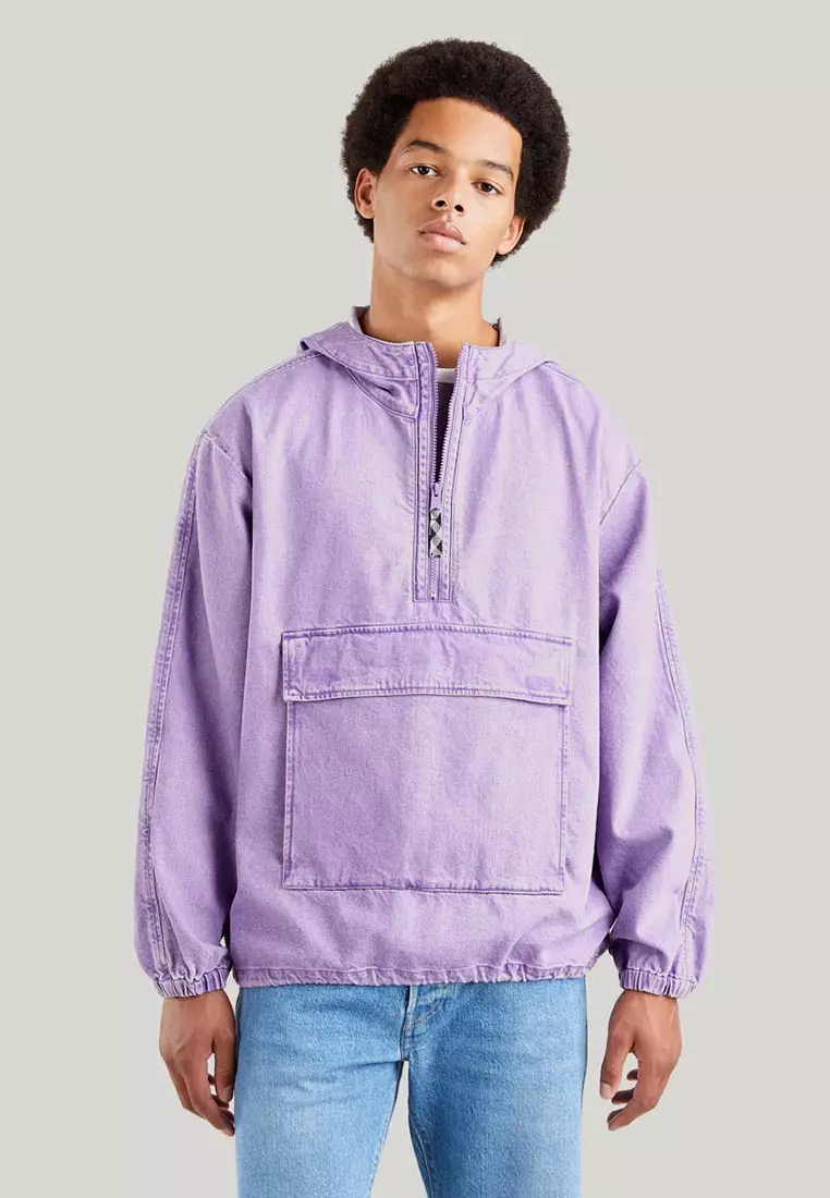 Levi's® 男士 Euclid Anorak 半開式風衣外套