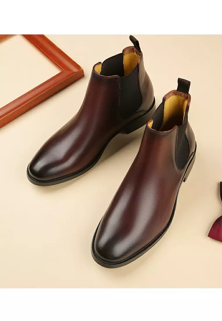Full-grain Suede Chelsea boots
