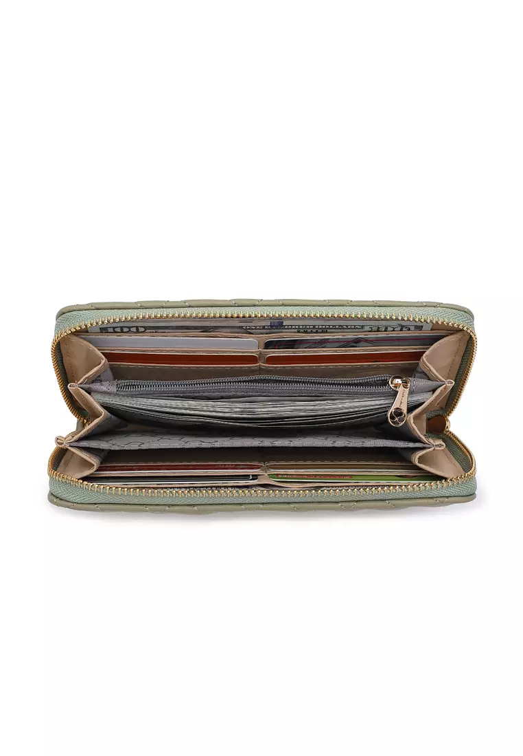 Scarlett Women's Quilted Long Wallet / Purse