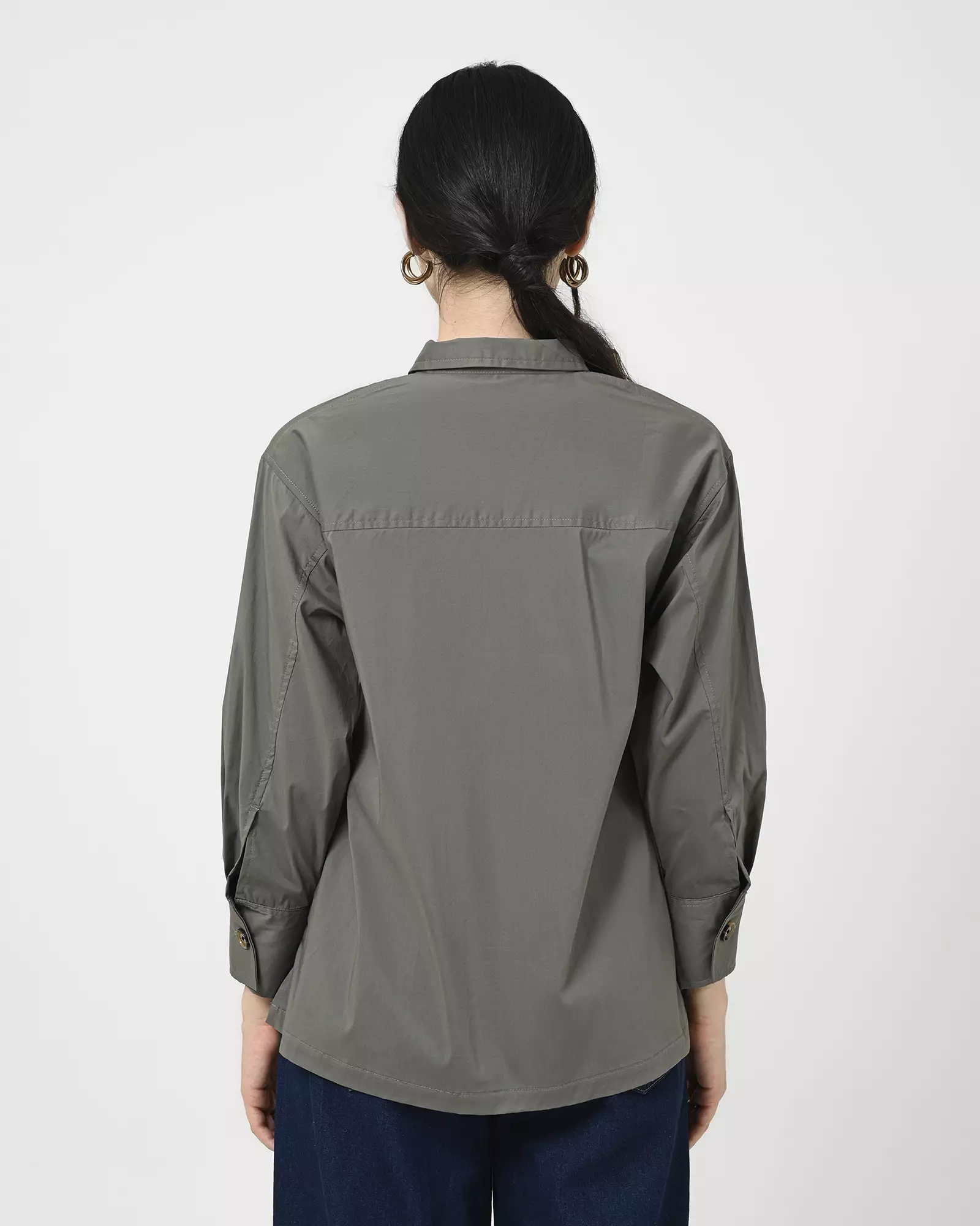 Geulis.id AGARA SHIRT - Taupe