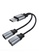 Latest Gadget black XO R160B Type-C To Type-C + 3.5mm Adapter Cable 85030ES18B041CGS_1