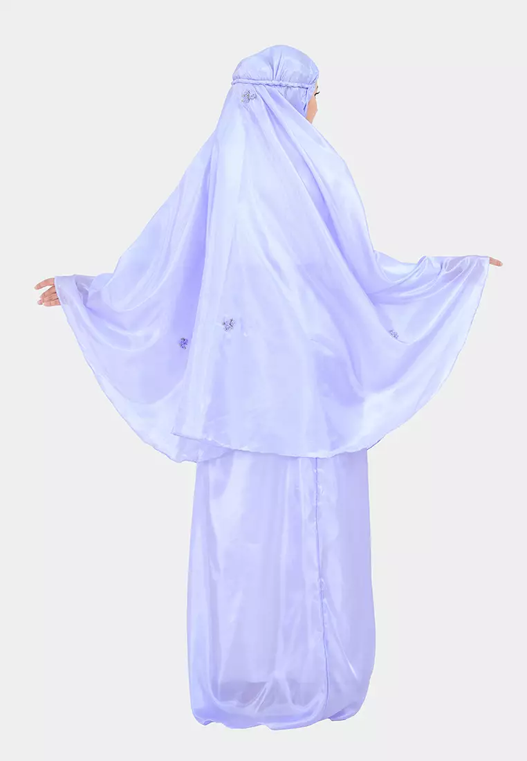 Cotton Bee - Mukena Traveling Syamma Sulam Pouch Mika Prayer Set