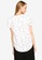 G2000 white Abstract Print Short Sleeve Blouse 0D45BAAFA87930GS_2