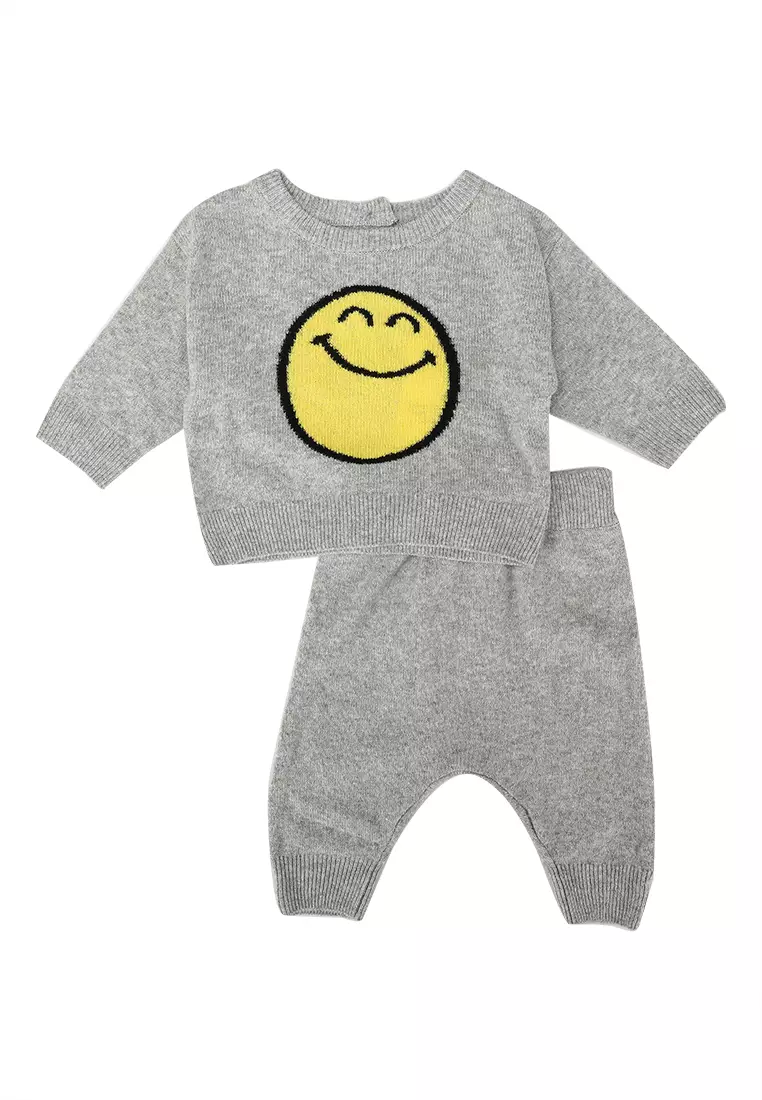 Buy GAP Gap × Smiley® Baby Sweater Outfit Set Online | ZALORA Malaysia