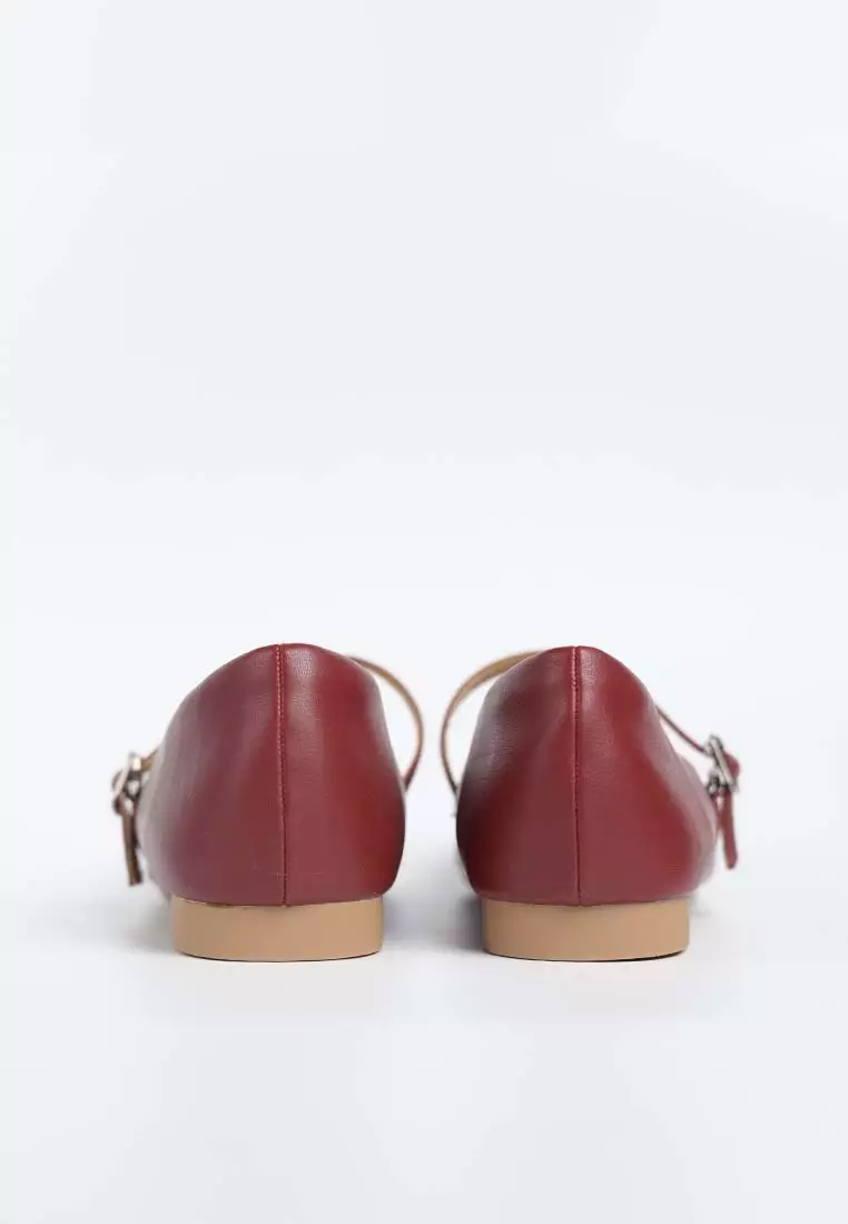 Brie Ballerina Strap Flats