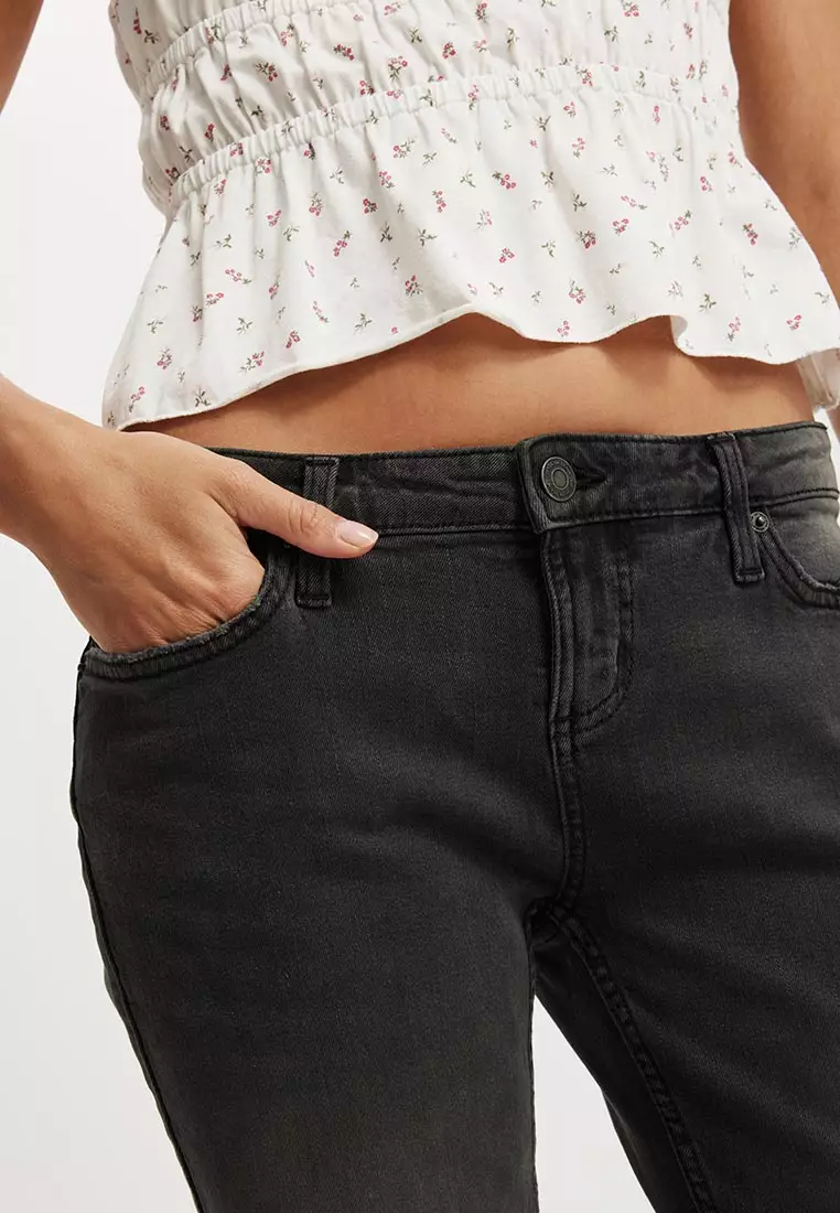 Low Rise Bootcut Jeans