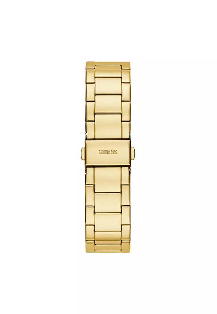 Buy Guess Watches Guess Ladies Sport Moonlight Bejeweled Gold Watch ...