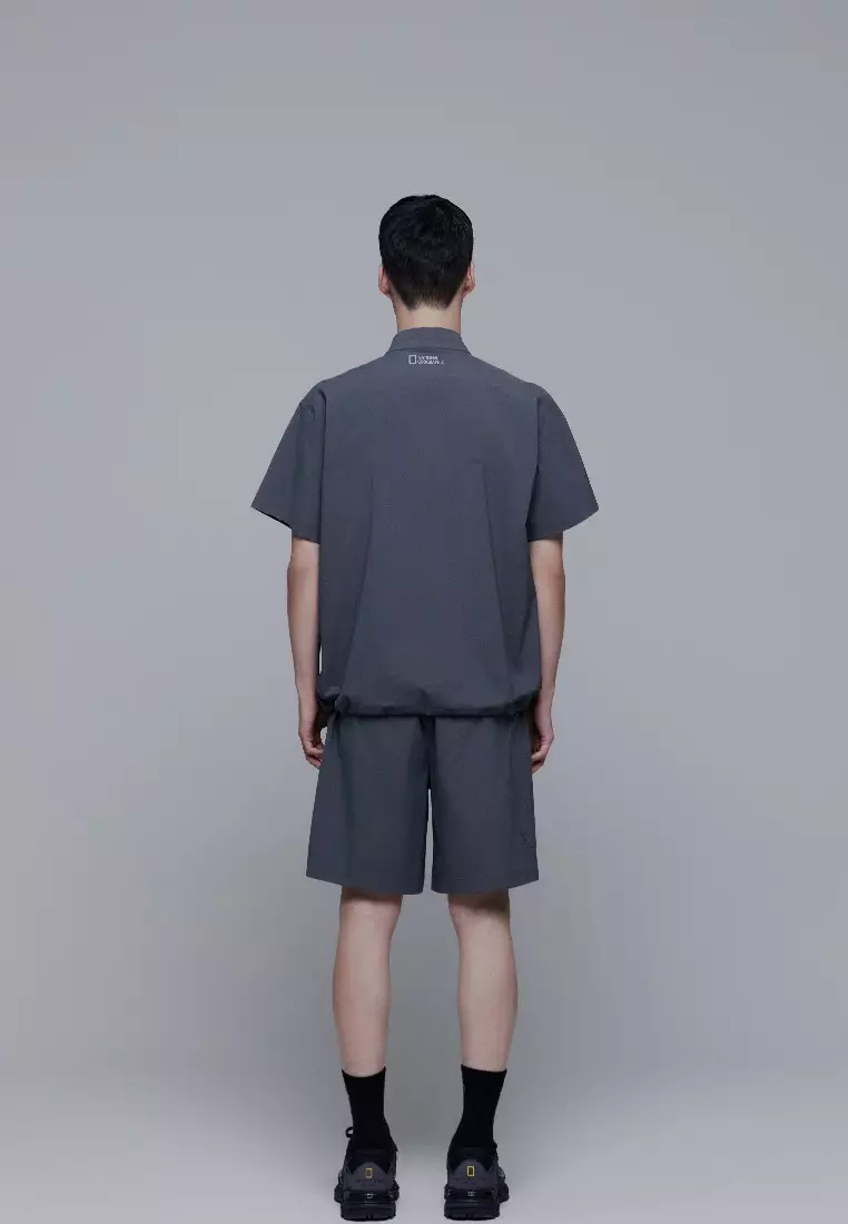 男女同款FIOTOS短袖Anorak輕便運動外套